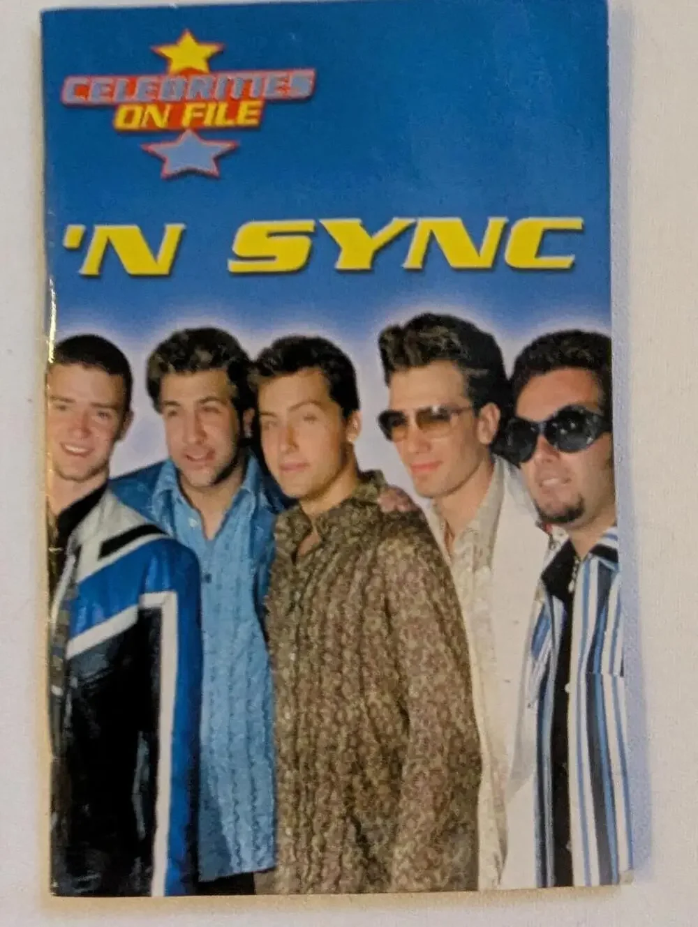 Celebrities On File 1990s Vintage Celebrity Trading Cards Complete Set with Blue
